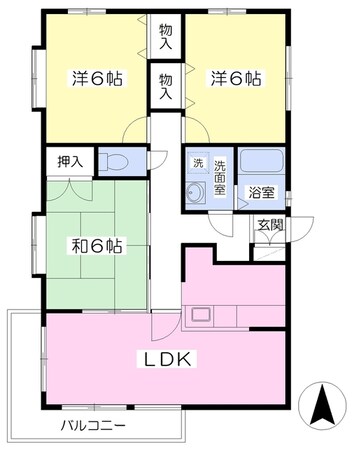 ルネッサンス平成の物件間取画像